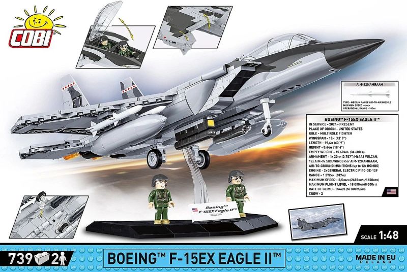 COBI Stavebnica AF Boeing F-15EX Eagle II (COBI-5900)
