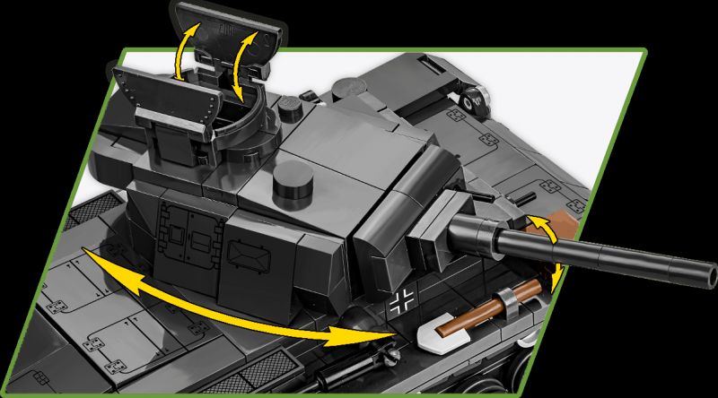 COBI Stavebnica HC WW2 Panzer III Ausf. J (COBI-2289)