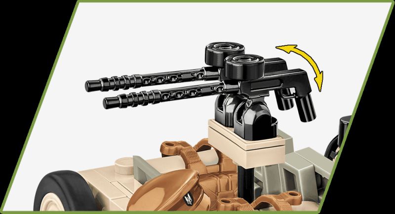 COBI Stavebnica HC WW2 Willys MB - SAS (COBI-2298)