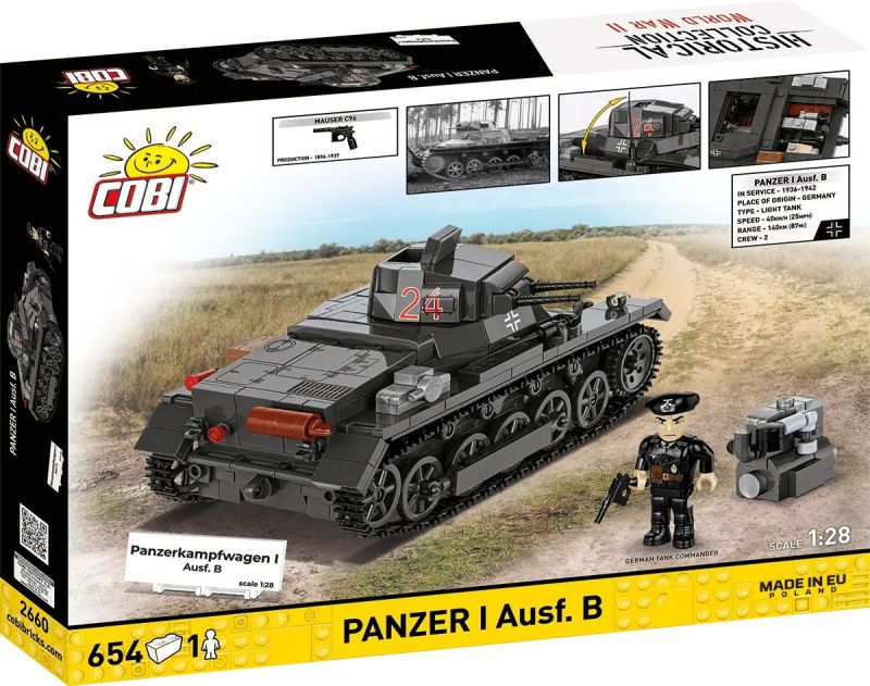 COBI Stavebnica HC WW2 Panzer I Ausf. B (COBI-2660)