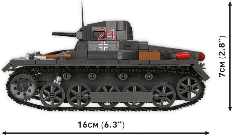 COBI Stavebnica HC WW2 Panzer I Ausf. B (COBI-2660)