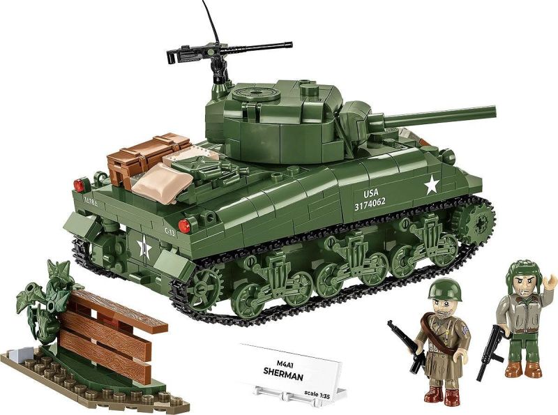 COBI Stavebnica HC WW2 M4A1 Sherman (COBI-3126)