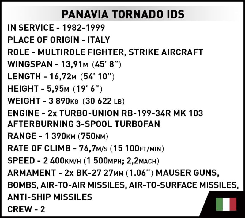 COBI Stavebnica AF Panavia Tornado IDS (COBI-5894)