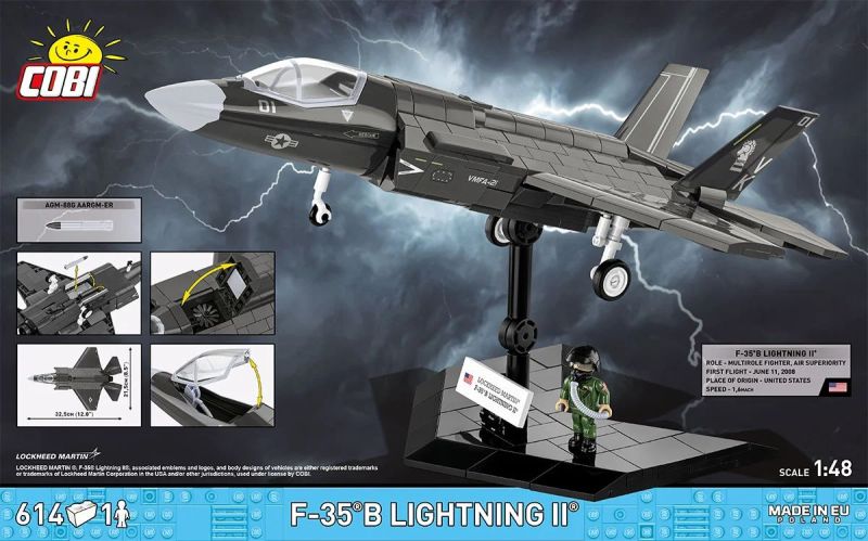 COBI Stavebnica AF Lockheed F-35B Lightning II (COBI-5912)