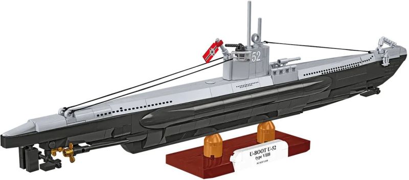 COBI Stavebnica HC WW2 U-Boot U-52 (Type VIIB) (COBI-4852)