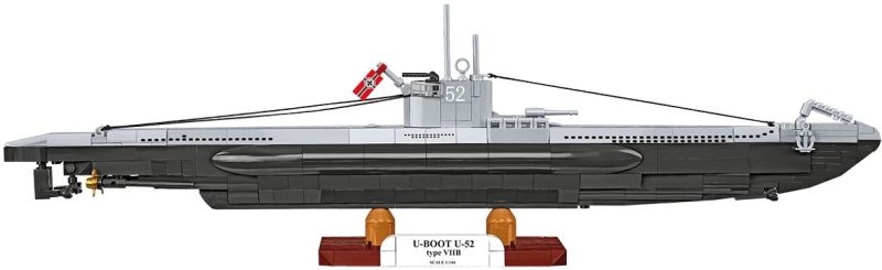 COBI Stavebnica HC WW2 U-Boot U-52 (Type VIIB) (COBI-4852)