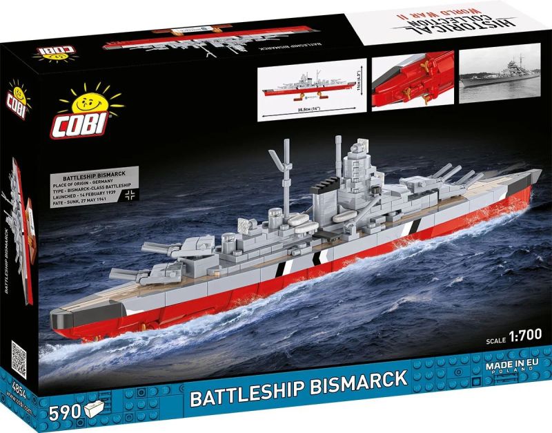 COBI Stavebnica HC WW2 Battleship Bismarck (COBI-4854)