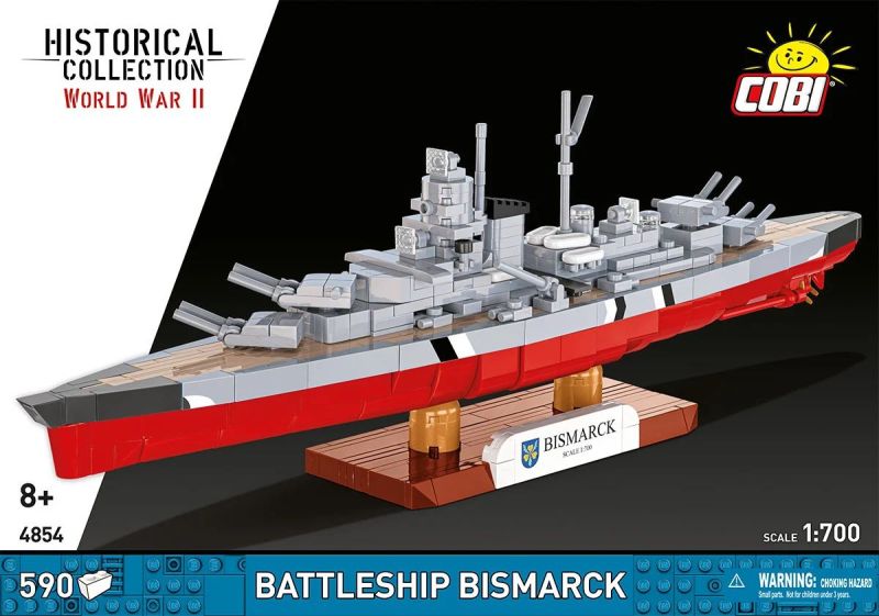 COBI Stavebnica HC WW2 Battleship Bismarck (COBI-4854)