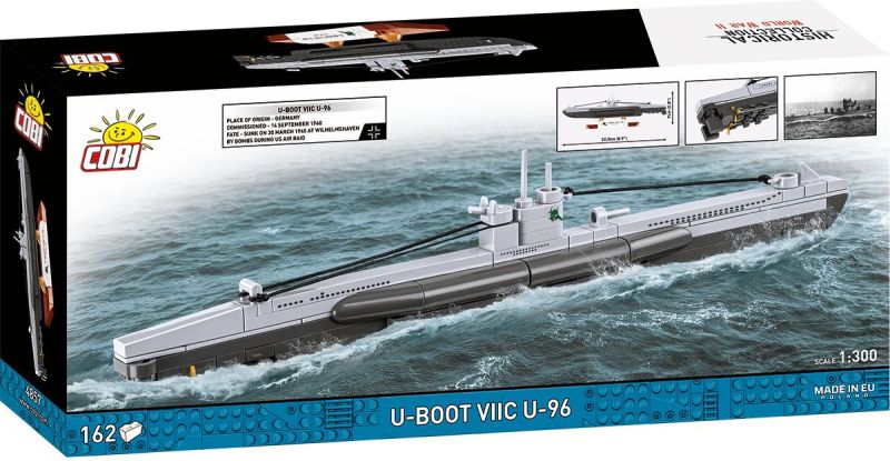 COBI Stavebnica HC WW2 U-Boot VIIC U-96 Submarine (COBI-4857)