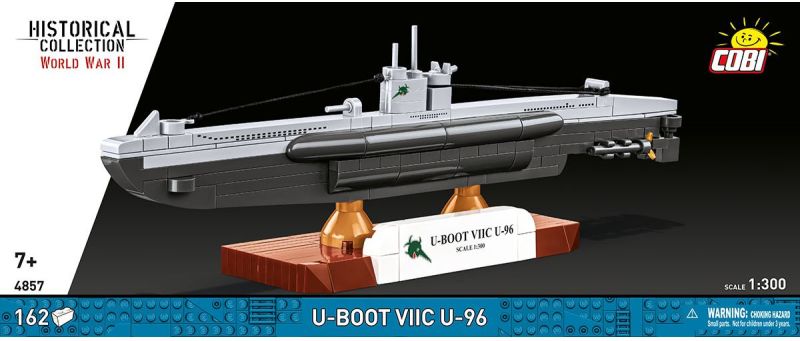 COBI Stavebnica HC WW2 U-Boot VIIC U-96 Submarine (COBI-4857)