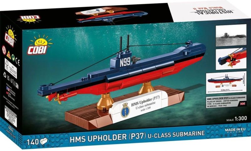 COBI Stavebnica HC WW2 HMS Upholder (P37) U-Class submarine (COBI-4862)