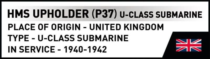 COBI Stavebnica HC WW2 HMS Upholder (P37) U-Class submarine (COBI-4862)