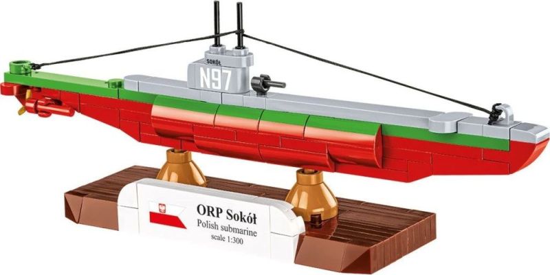 COBI Stavebnica HC WW2 ORP Sokol Polish Submarine (COBI-4863)