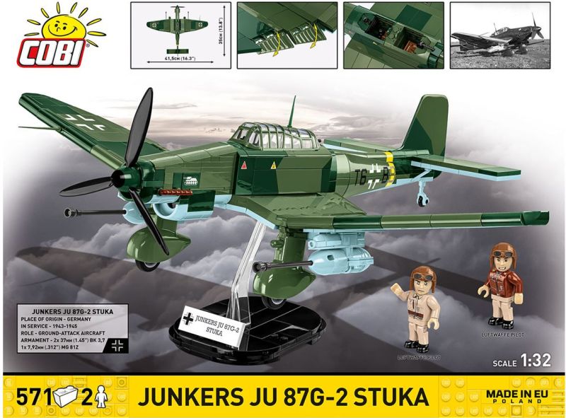 COBI Stavebnica HC WW2 Junkers JU-87G-2 Stuka (COBI-5767)