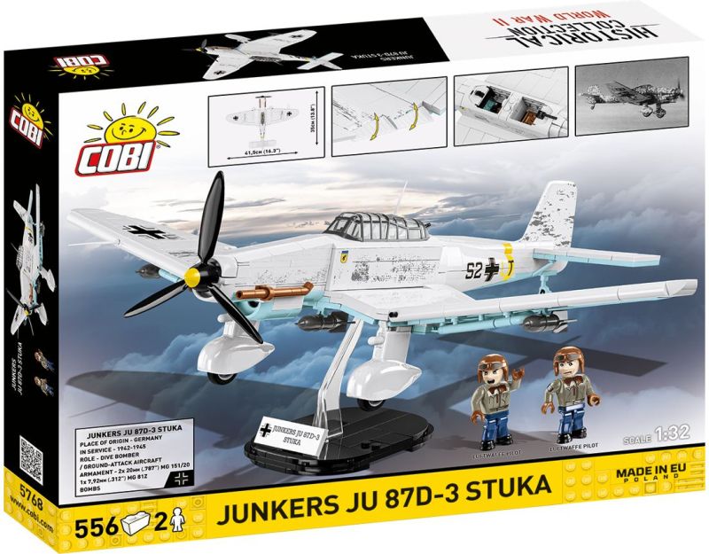 COBI Stavebnica HC WW2 Junkers JU-87D-3 Stuka (COBI-5768)