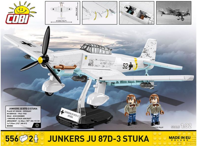 COBI Stavebnica HC WW2 Junkers JU-87D-3 Stuka (COBI-5768)