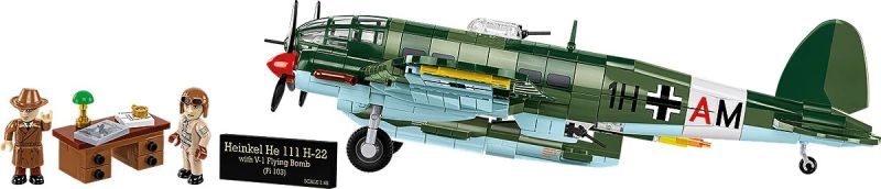 COBI Stavebnica HC WW2 EE Heinkel HE 111 H-22 with V1 flying bomb (COBI-5771)