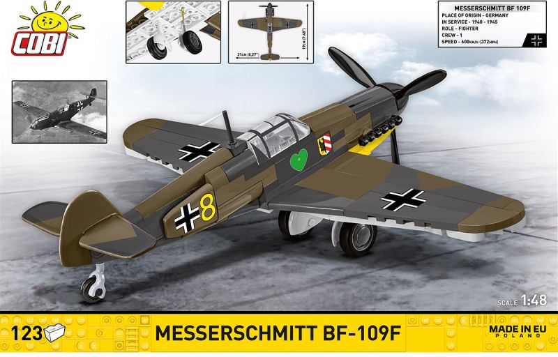 COBI Stavebnica HC WW2 Messerschmitt BF-109F (COBI-5873)