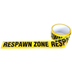 Ohraničujúca páska RESPAWN ZONE - žltá