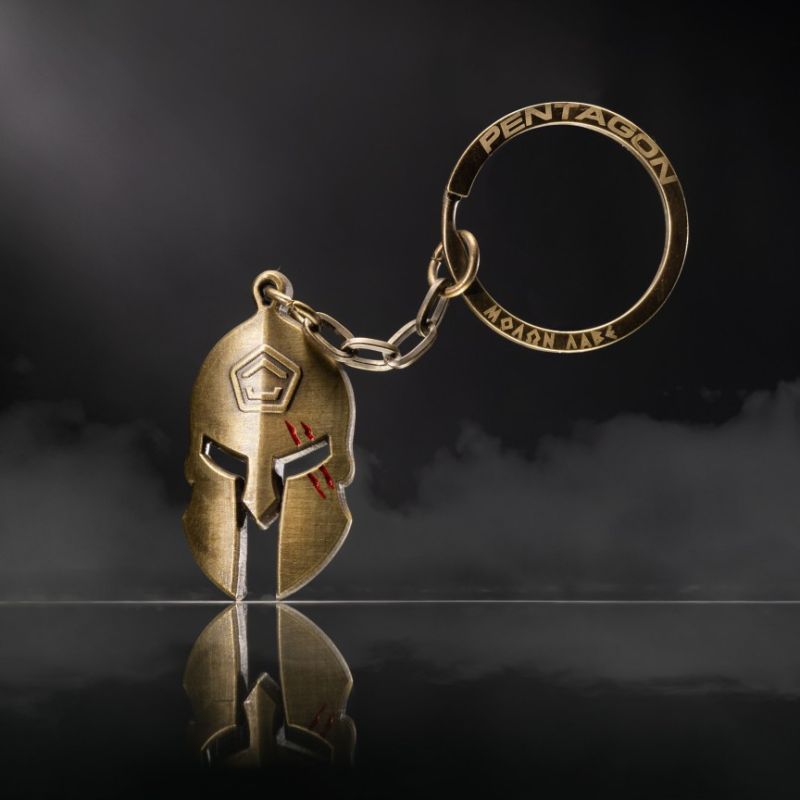 PENTAGON Prívesok na kľúče Spartan - antique brass (K24009)