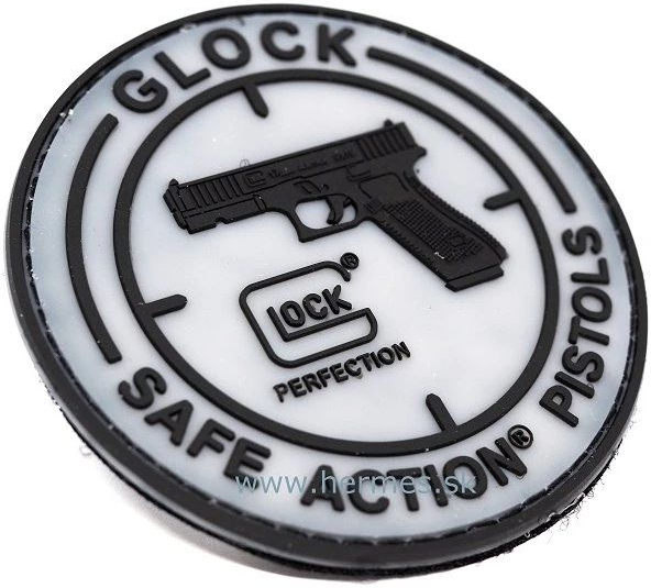 GLOCK Gumená Nášivka/Patch Glock Safe Action Pistols