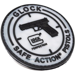 GLOCK Gumená Nášivka/Patch Glock Safe Action Pistols