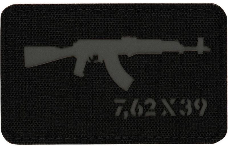 M-TAC Textilná Nášivka/Patch AKM 7,62x39 Laser Cut - black (51110211)