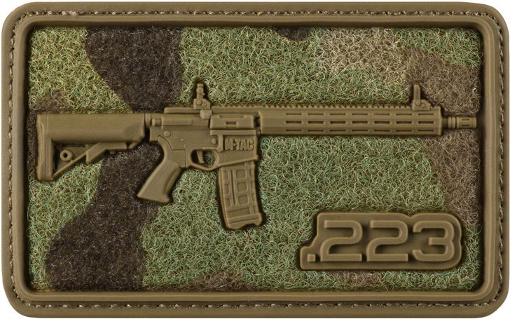 M-TAC 3D PVC Nášivka/Patch AR-15 Velcro - multicam (51540008)
