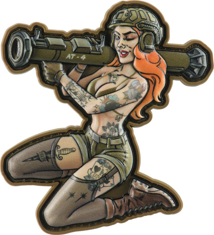 M-TAC 3D PVC Nášivka/Patch Tactical girl #10 Skandinavik - color (51519001)