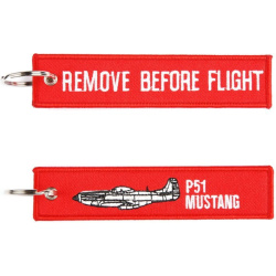 Kľúčenka Remove before flight + P51 Mustang