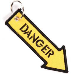 Kľúčenka Danger, šípka