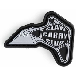 ANVKnives 3D PVC Nášivka/Patch Claw Carry Club - black/white (ANV-PAT-M06)