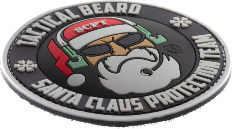 JTG 3D PVC Nášivka/Patch Santa Claus Protection Team - color