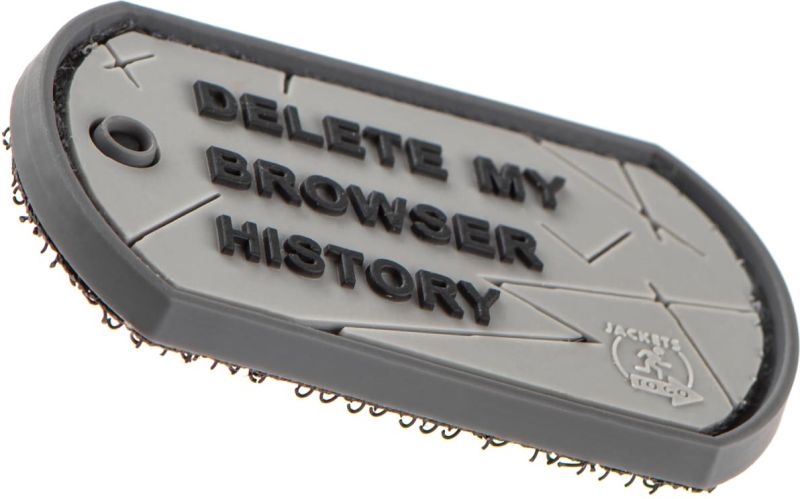 JTG 3D PVC Nášivka/Patch Browser History - grey