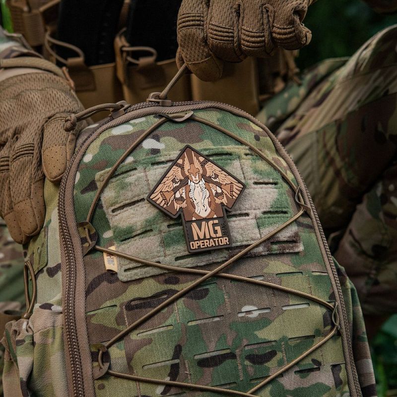 M-TAC 3D PVC Nášivka/Patch MG Operator - coyote (51348205)
