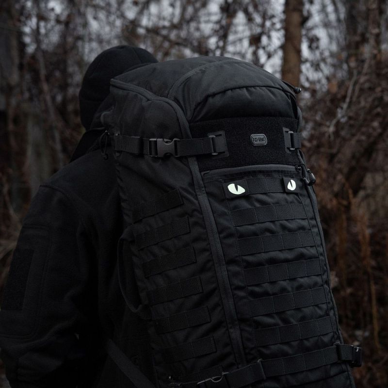 M-TAC Cordura Nášivka/Patch Tiger Eyes Laser Cut set - black / white (51140002)