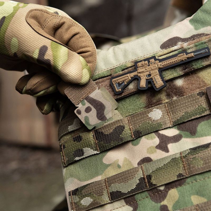 M-TAC Cordura Nášivka/Patch Tiger Eyes Laser Cut set - multicam / white (51140008)