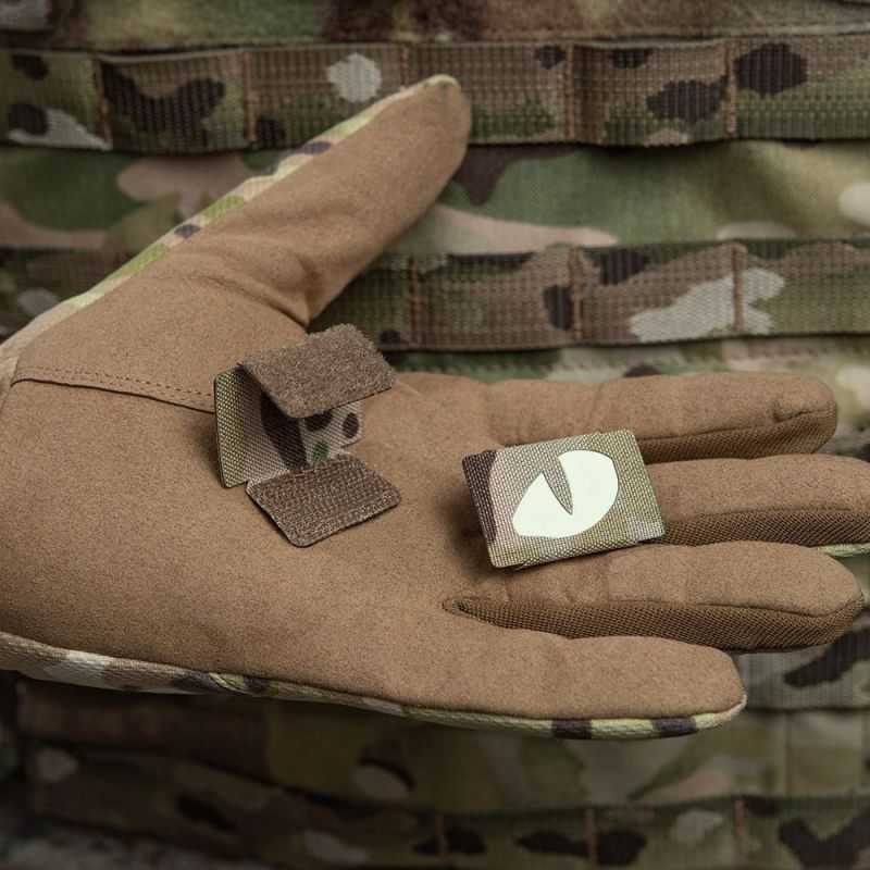 M-TAC Cordura Nášivka/Patch Tiger Eyes Laser Cut set - multicam / white (51140008)