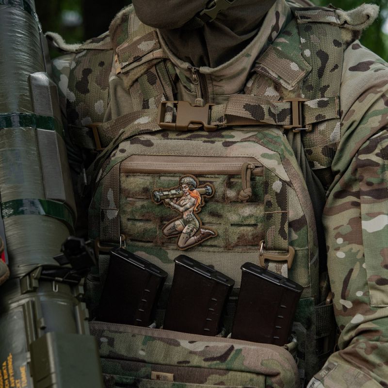 M-TAC 3D PVC Nášivka/Patch Tactical girl #10 Skandinavik - color (51519001)
