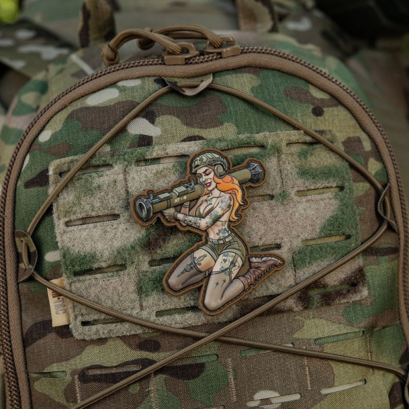 M-TAC 3D PVC Nášivka/Patch Tactical girl #10 Skandinavik - color (51519001)