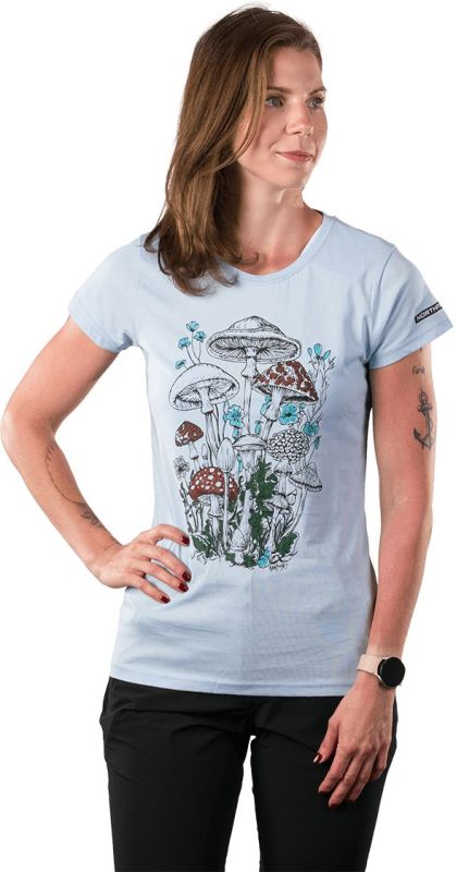 NORTHFINDER Dámske tričko TRYANNA - lightblue (108618-396)