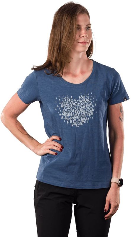 NORTHFINDER Dámske tričko GUADALUPE - bluenights (108623-464)