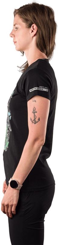 NORTHFINDER Dámske tričko TRYANNA - black (108618-269)