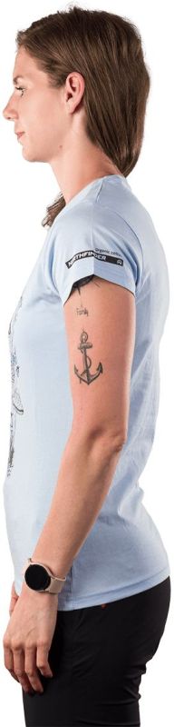 NORTHFINDER Dámske tričko TRYANNA - lightblue (108618-396)