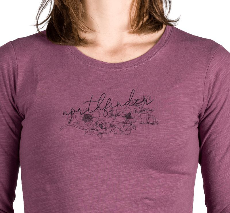 NORTHFINDER Dámske funkčné tričko ILANA - rose (108626-366)