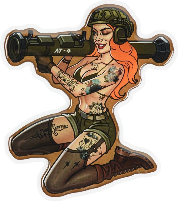 M-TAC Nálepka Tactical girl #10 AT4 Skandinavik (51530002)