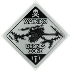 M-TAC Nálepka Drone Zone Large - black (51329002-L)