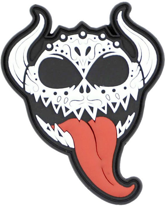3D PVC Nášivka/Patch Devil tongue - farebná