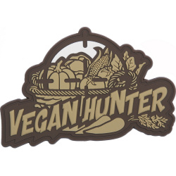 3D PVC Nášivka/Patch Vegan hunter - coyote