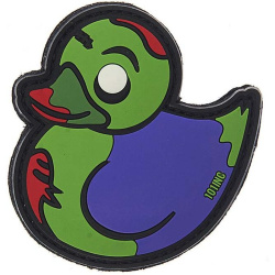 3D PVC Nášivka/Patch Zombie Duck - zeleno/fialová